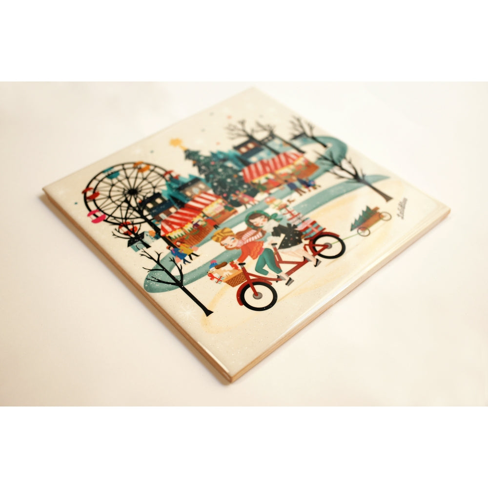 Christmas Market Tile by Laliblue 4