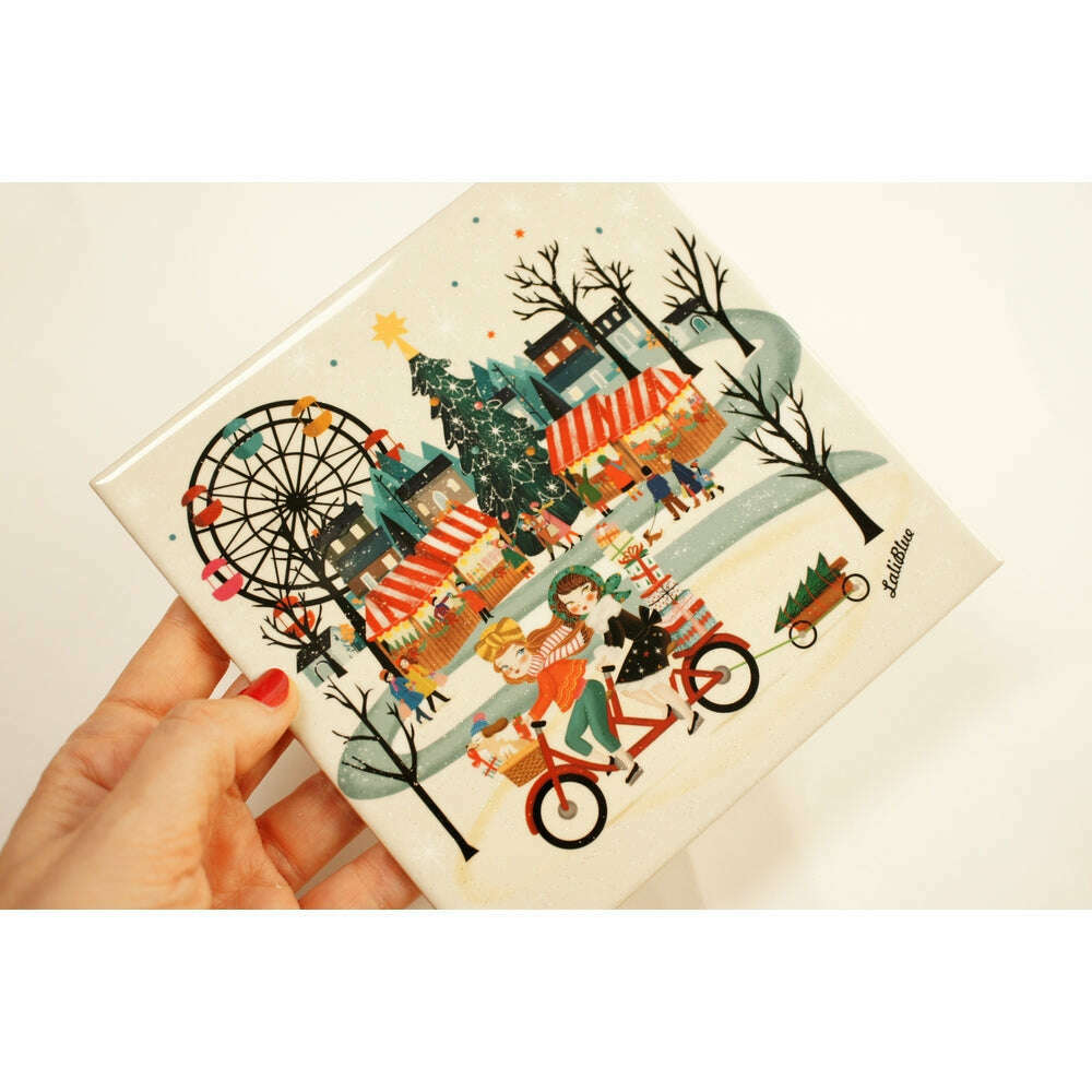 Christmas Market Tile by Laliblue – view 3