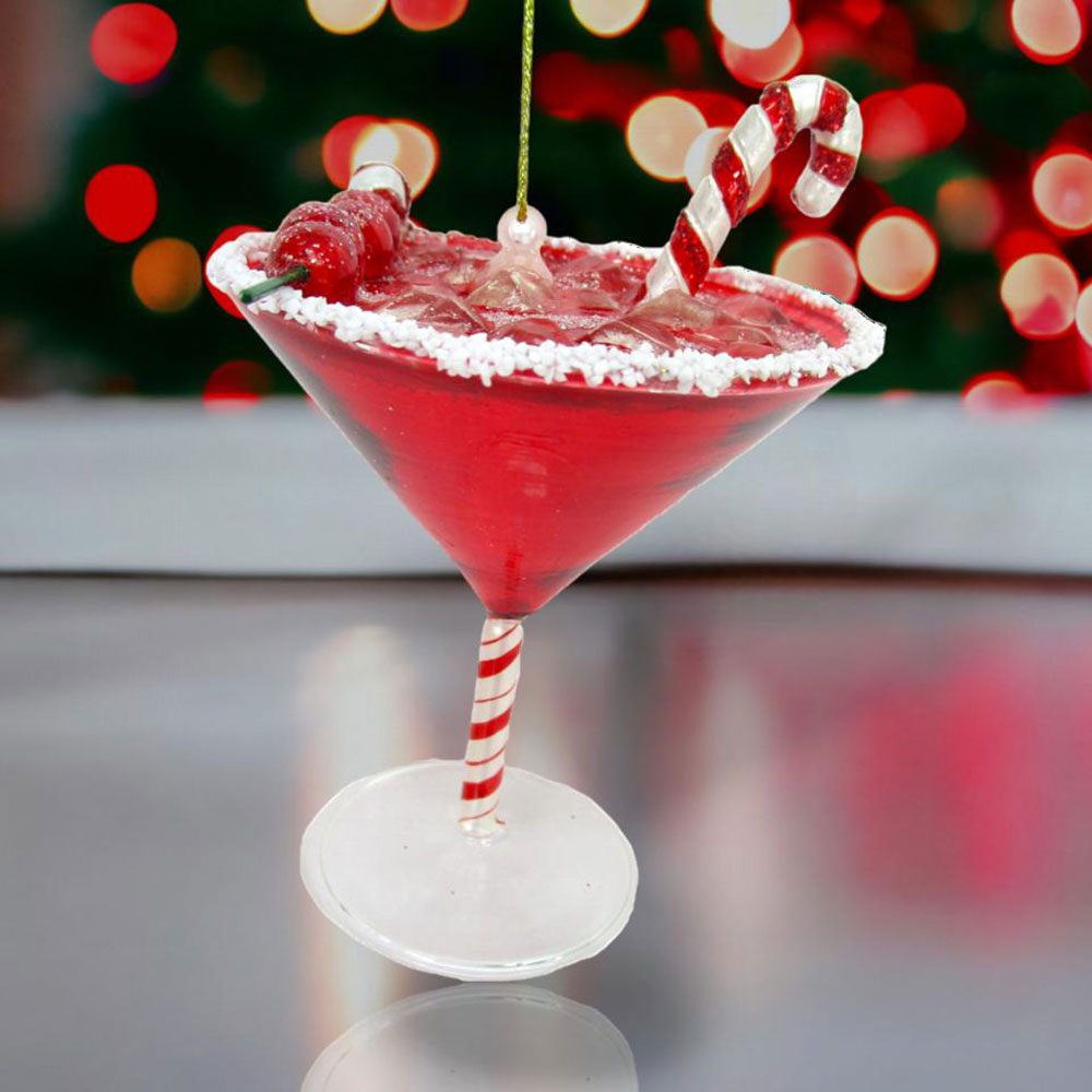 Christmas Martini Ornament by December Diamonds 