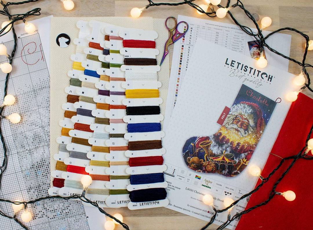 Christmas miracle Stocking L8050 Counted Cross Stitch Kit