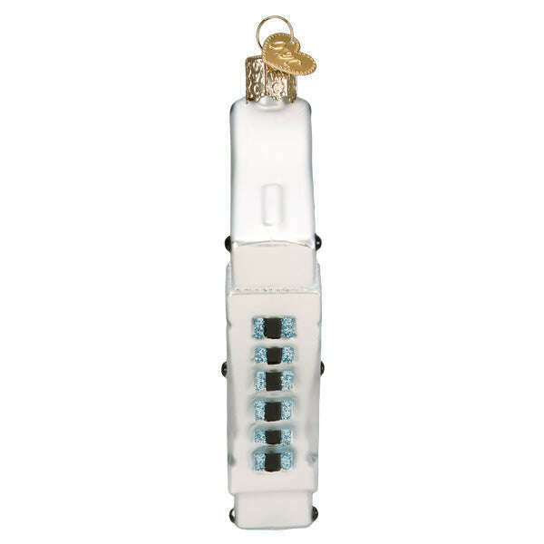 Old World Christmas Mixtape Blown Glass Ornament
