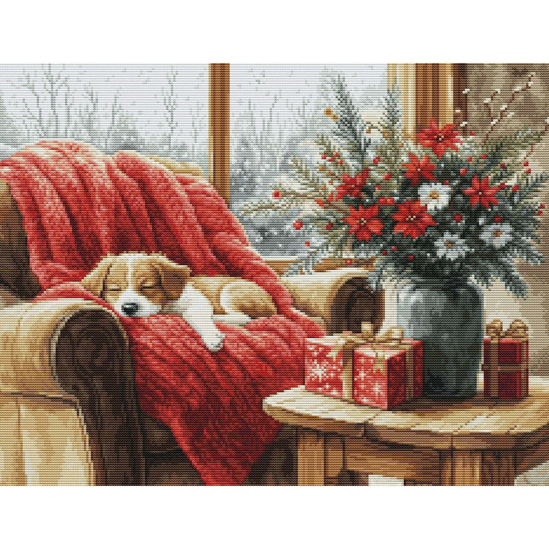 Christmas Moment B711L Counted Cross-Stitch Kit