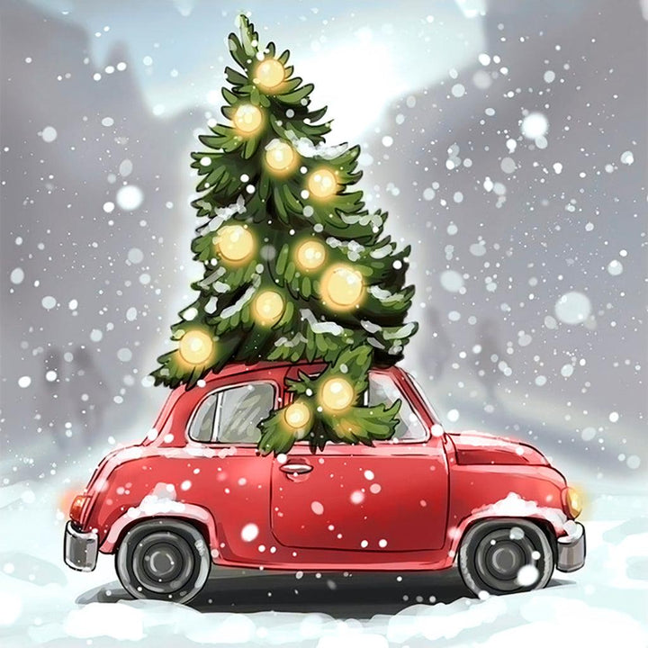 Christmas Mood CS2800 14.9 x 14.9 inches Crafting Spark Diamond Painting Kit