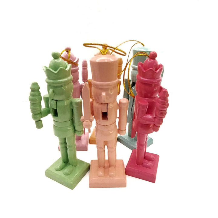 Christmas Nutcracker Set. Wizardi Classic Wooden Festive Decoration F07M14-11-N01616
