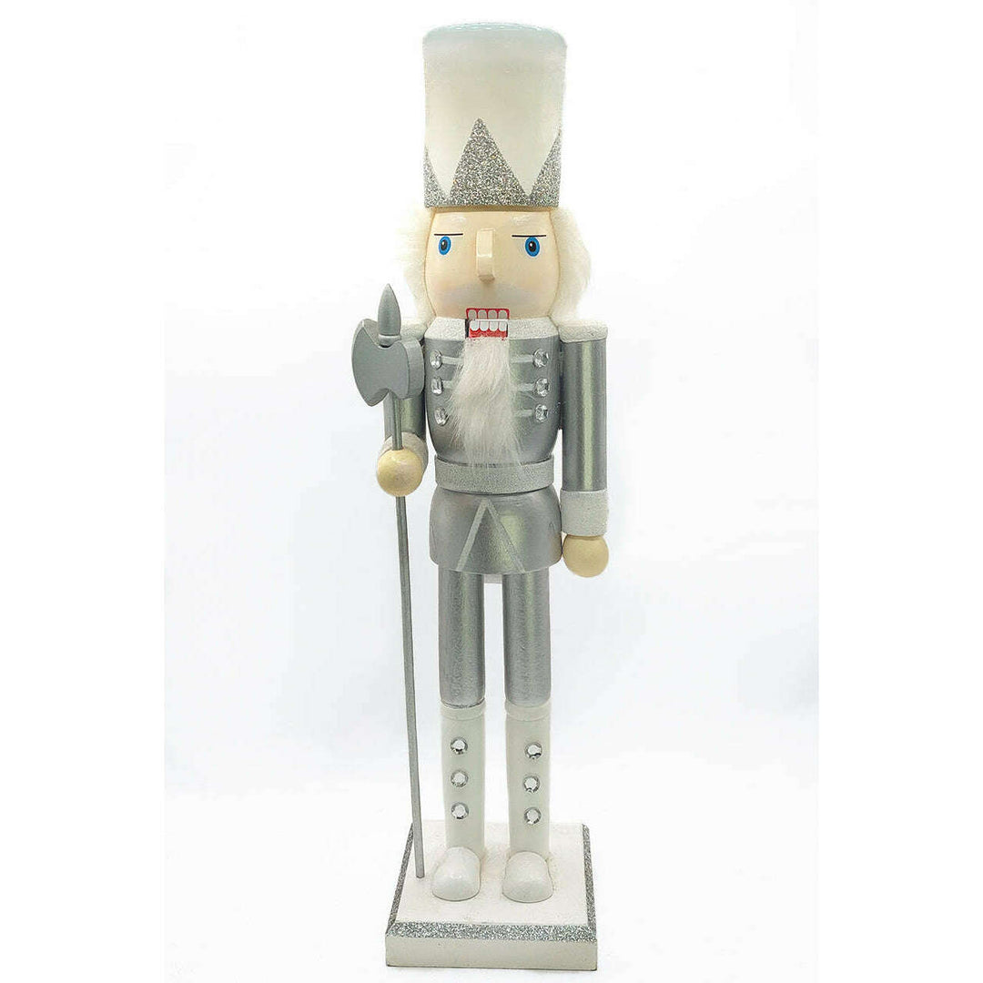 Christmas Nutcracker the Axeman. Wizardi Classic Wooden Festive Decoration F07M14-33-N01222B