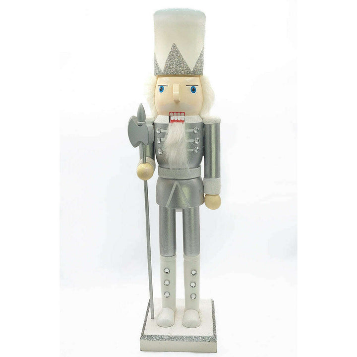 Christmas Nutcracker the Axeman. Wizardi Classic Wooden Festive Decoration F07M14-33-N01222B
