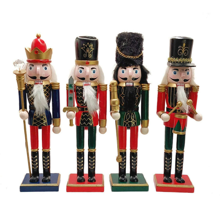 Christmas Nutcracker the King. Wizardi Classic Wooden Festive Decoration F07M14-38-N01724B