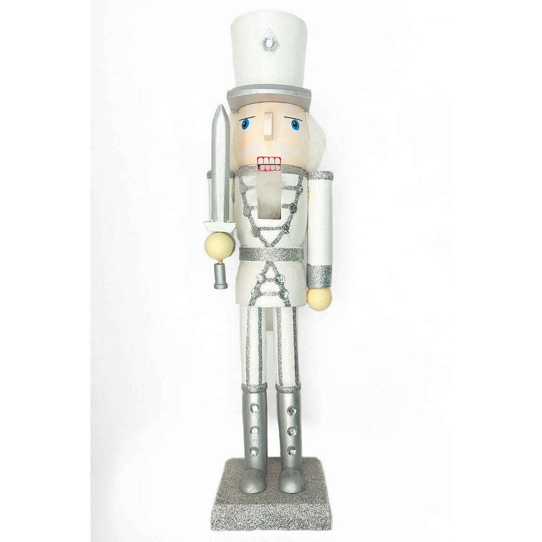 Christmas Nutcracker the Swordsman. Wizardi Classic Wooden Festive Decoration F07M14-33-N01222A