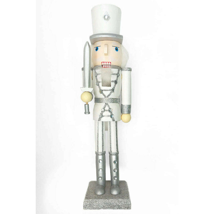 Christmas Nutcracker the Swordsman. Wizardi Classic Wooden Festive Decoration F07M14-33-N01222A