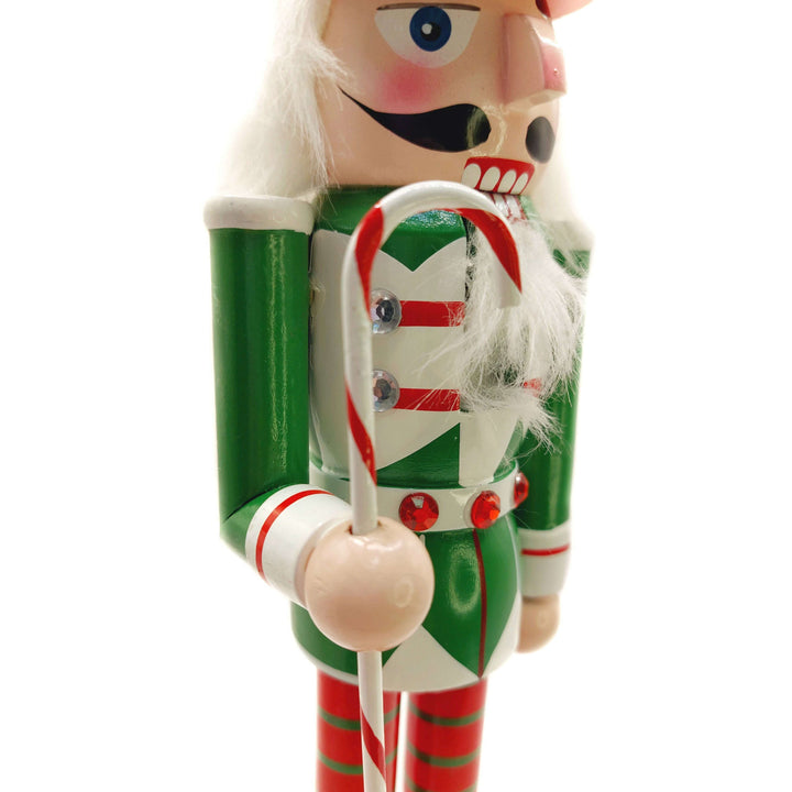 Christmas Nutcracker. Wizardi Classic Wooden Festive Decoration F07M14-31-N01702A