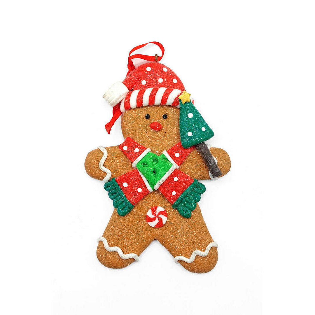 Christmas Ornament - Gingerbread Man. Wizardi Festive Decoration F07-N2-5-AEE046A