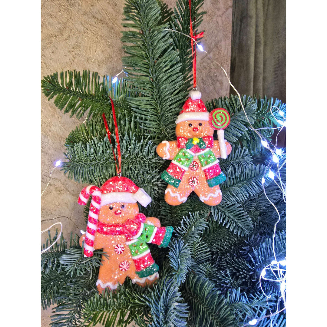 Christmas Ornament - Gingerbread Man. Wizardi Festive Decoration F07-N2-5-AEE046B