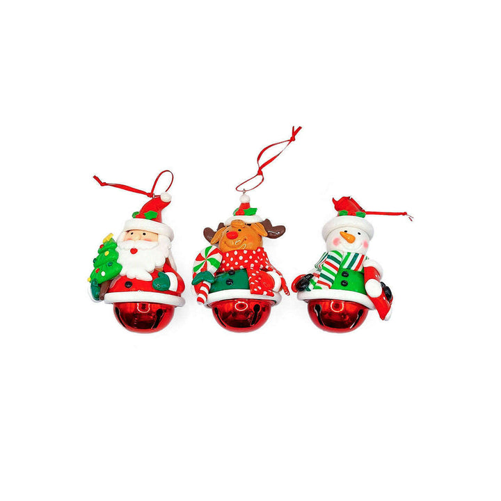Christmas Ornament - Glossy Gingerbread Santa. Wizardi Festive Decoration F07-N2-14-E2504A