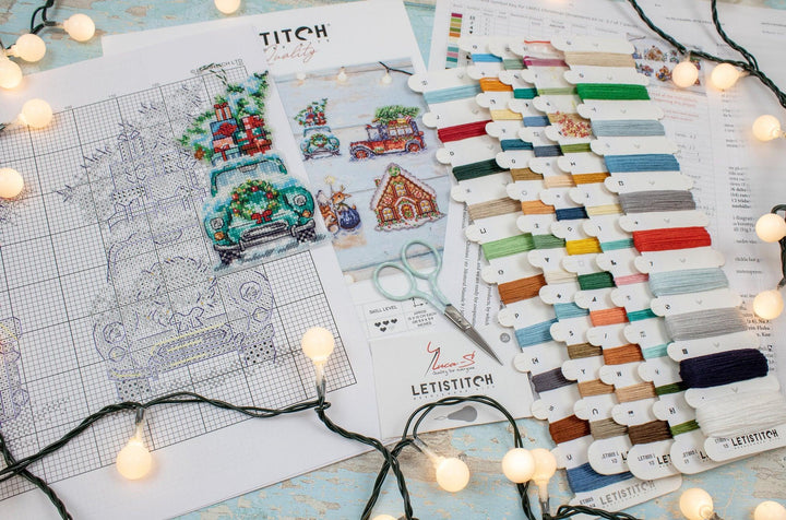 Christmas Ornaments Kit L8051 Counted Cross Stitch Kit