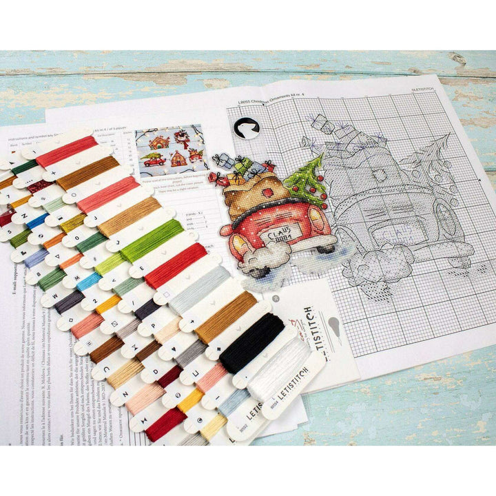 Christmas Ornaments Kit L8055 Counted Cross Stitch Kit