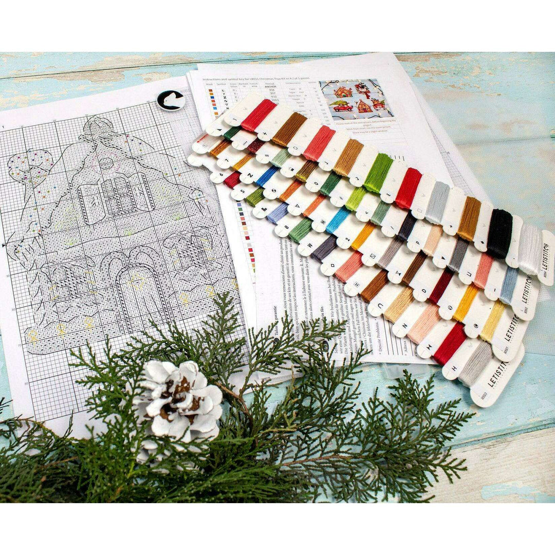 Christmas Ornaments Kit L8055 Counted Cross Stitch Kit