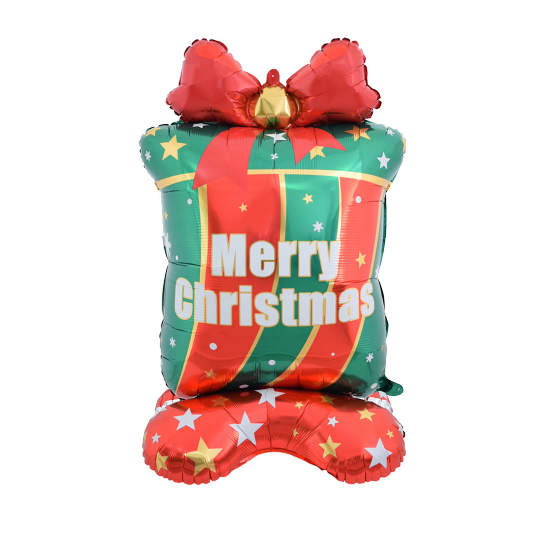 Christmas Present Standing Foil Balloon Decoration F07M1-45
