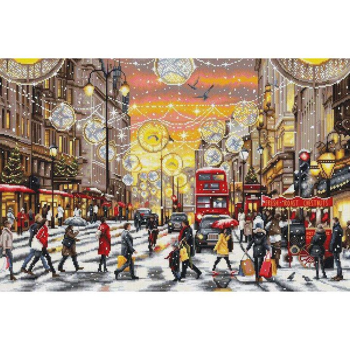 Christmas Shopping BU5007L Counted Cross-Stitch Kit