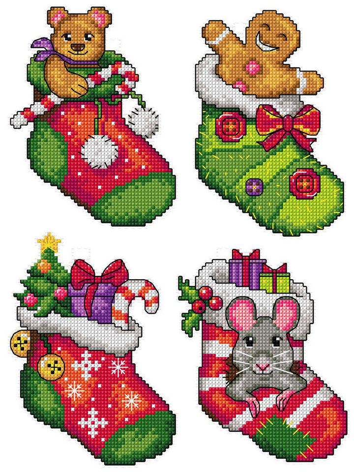 Christmas stockings 150CS Counted Cross-Stitch Kit