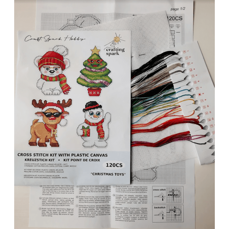 "Christmas Toys" 120CS Counted Cross-Stitch Kit