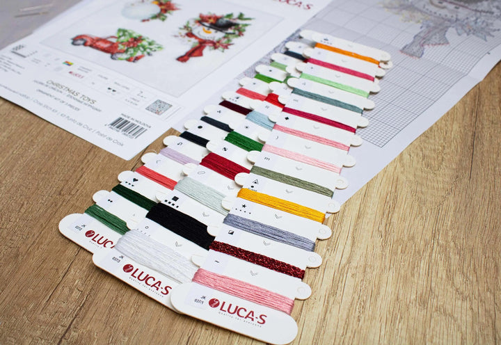 Christmas Toys JK037L Counted Cross-Stitch Kit