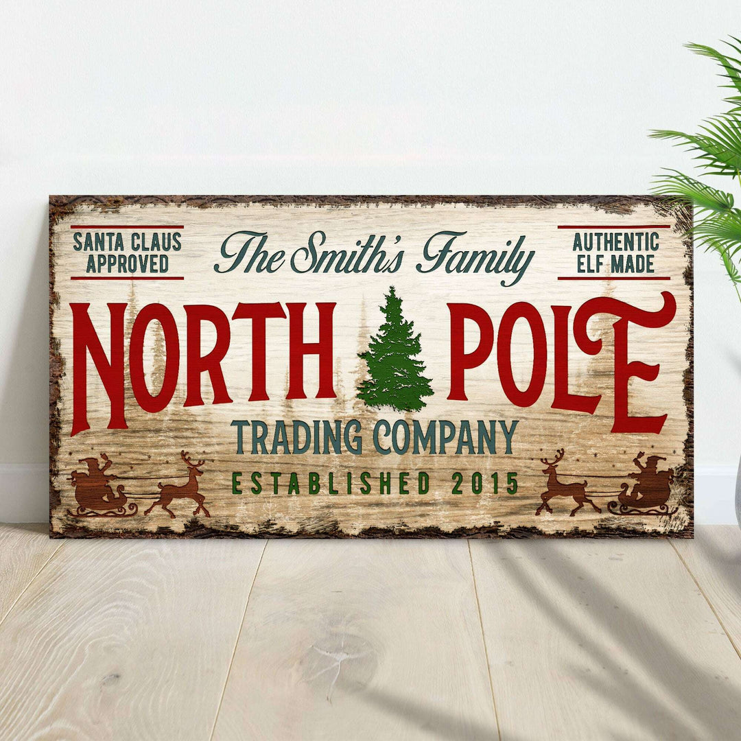 Christmas Trading Co Sign