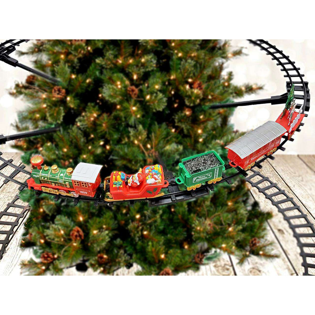 Christmas Train with Christmas Tree Stand F07M4-35-W268