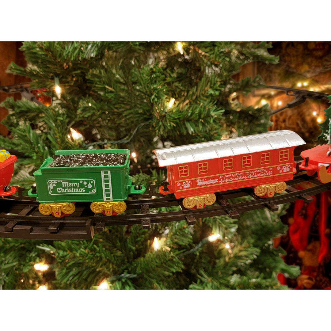 Christmas Train with Christmas Tree Stand F07M4-35-W268
