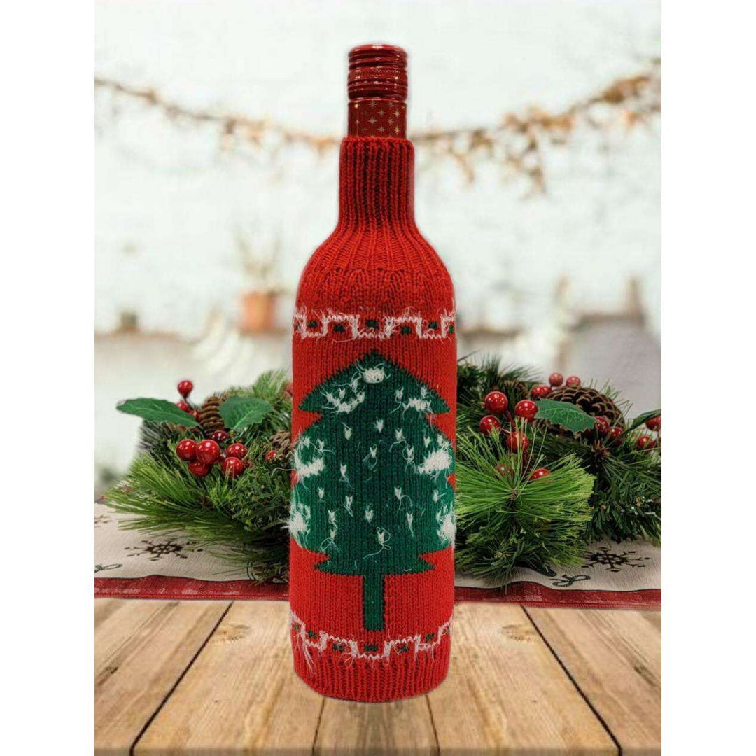 Christmas Tree Bottle Cover F07M5-7E