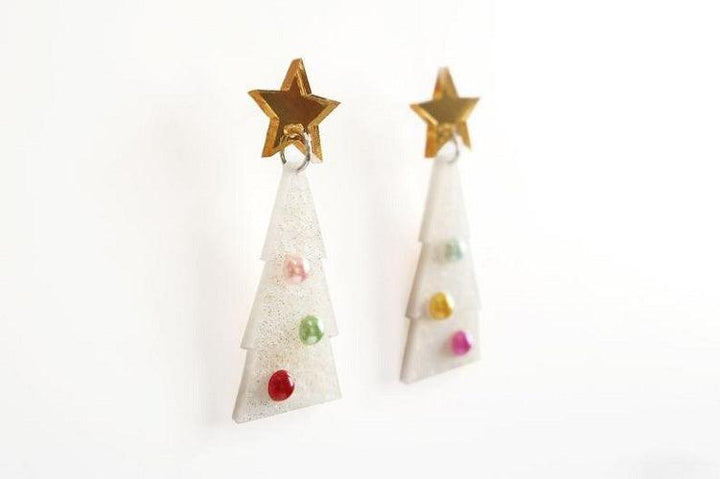 Christmas Tree Earrings by Laliblue - Quirks!