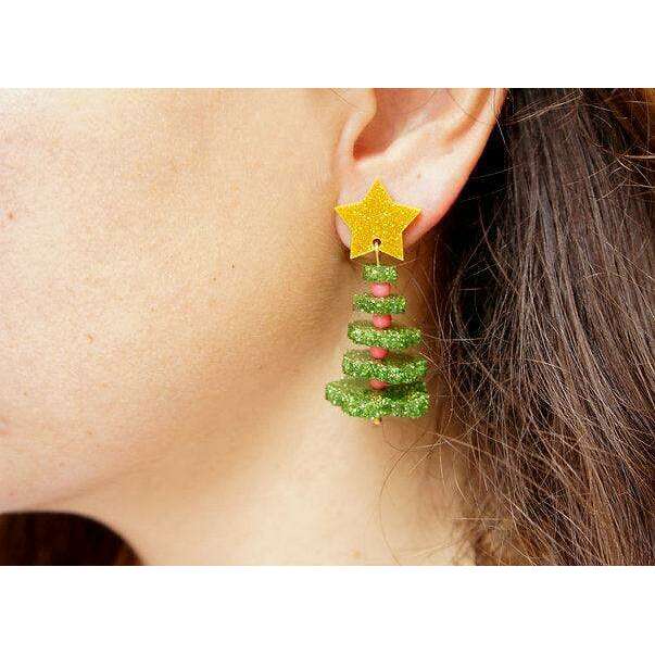 Christmas Tree Earrings by LaliBlue - Quirks!