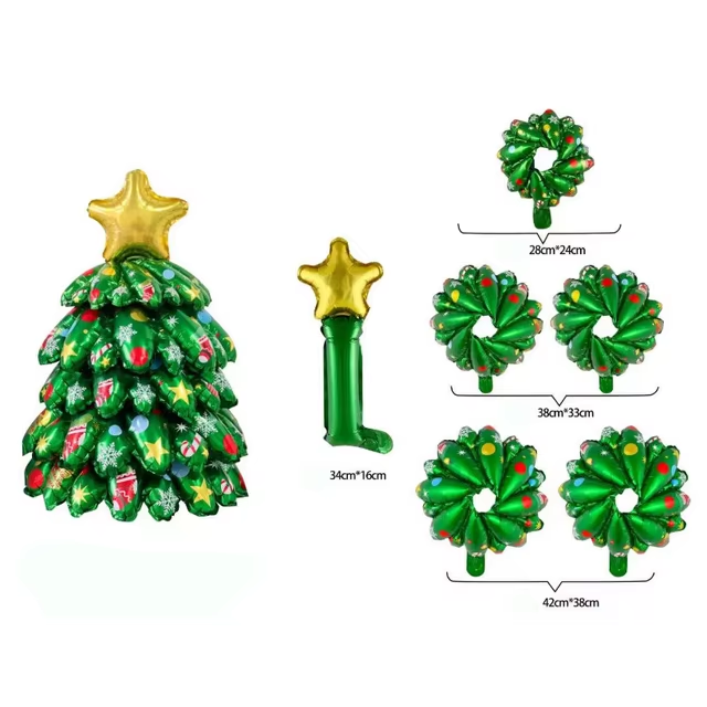 Christmas Tree Standing Foil Balloon Decoration F07M1-69