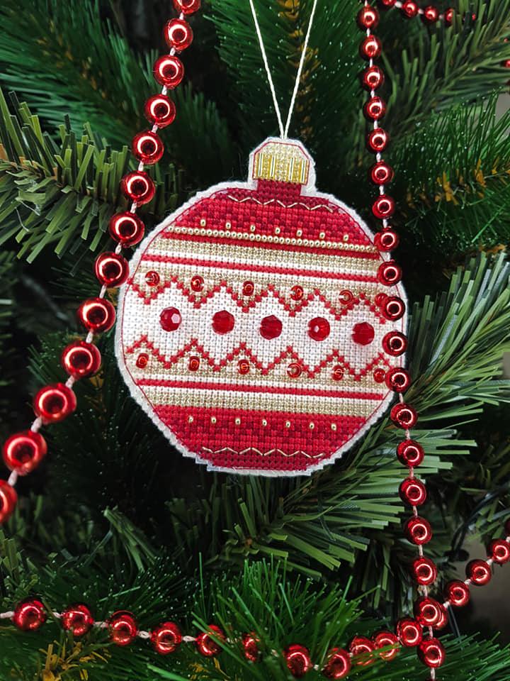 Christmas tree toy. Plastic Canvas Cross-stitch kit T-10C