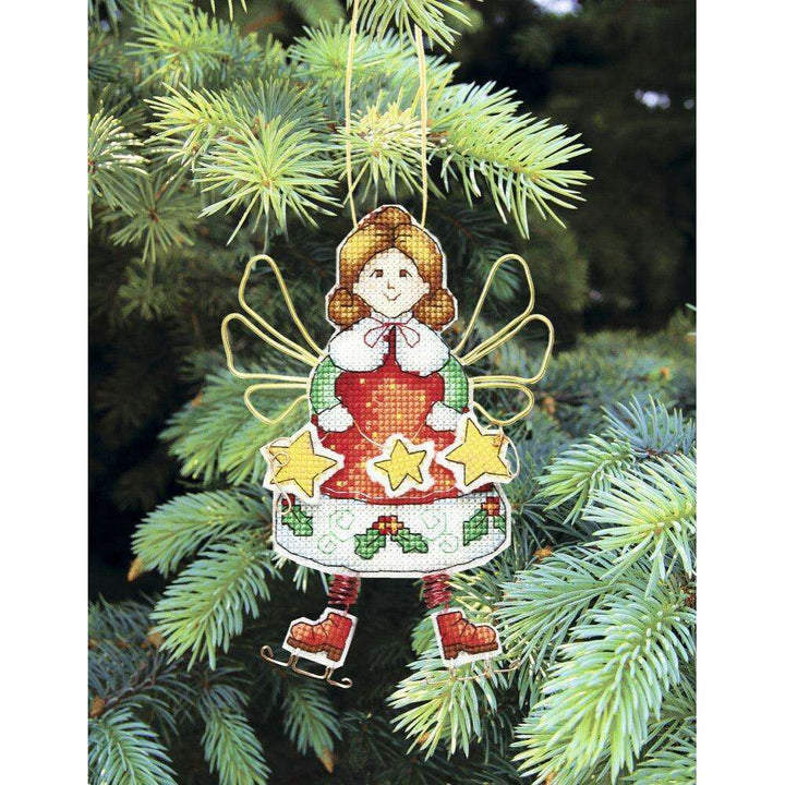 Christmas tree toy. Plastic Canvas Cross-stitch kit T-02C