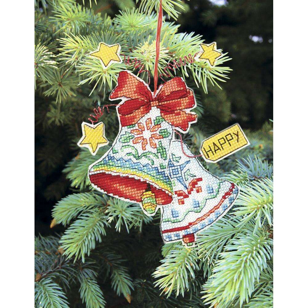 Christmas tree toy. Plastic Canvas Cross-stitch kit T-06C