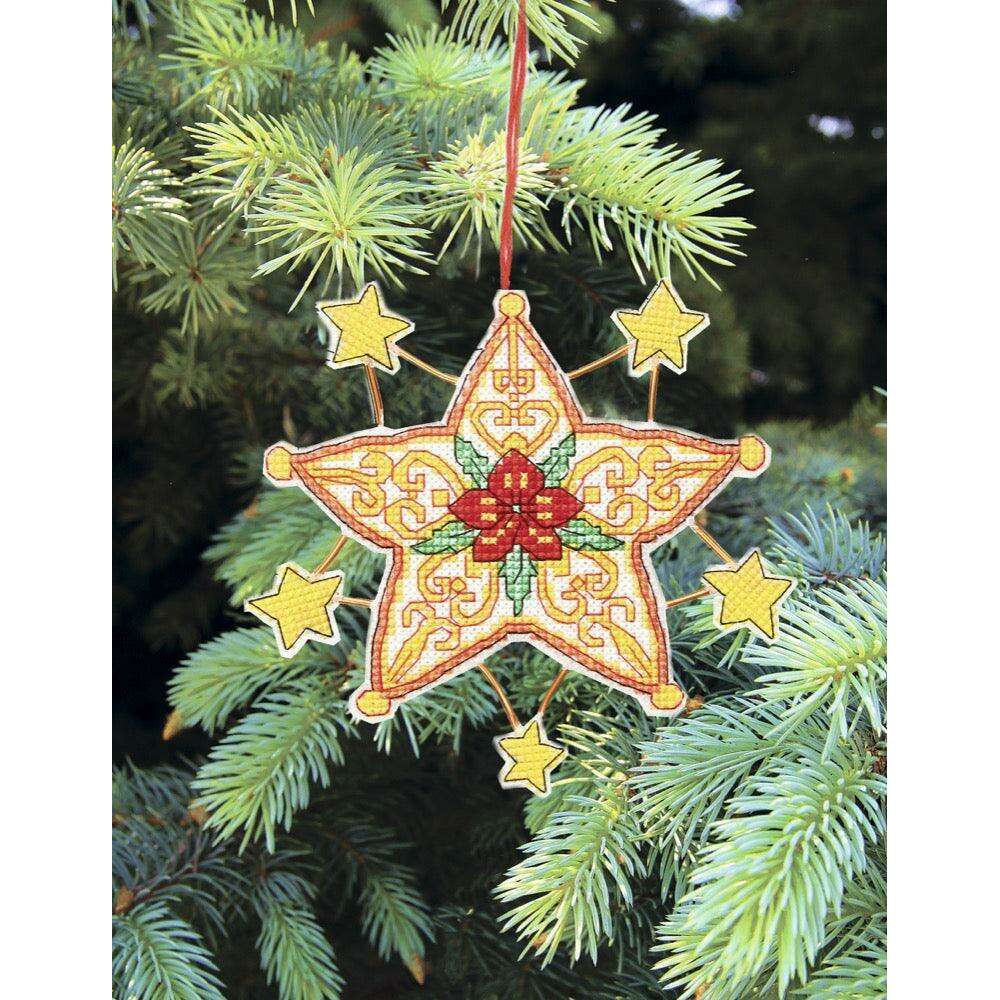 Christmas tree toy. Plastic Canvas Cross-stitch kit T-07C