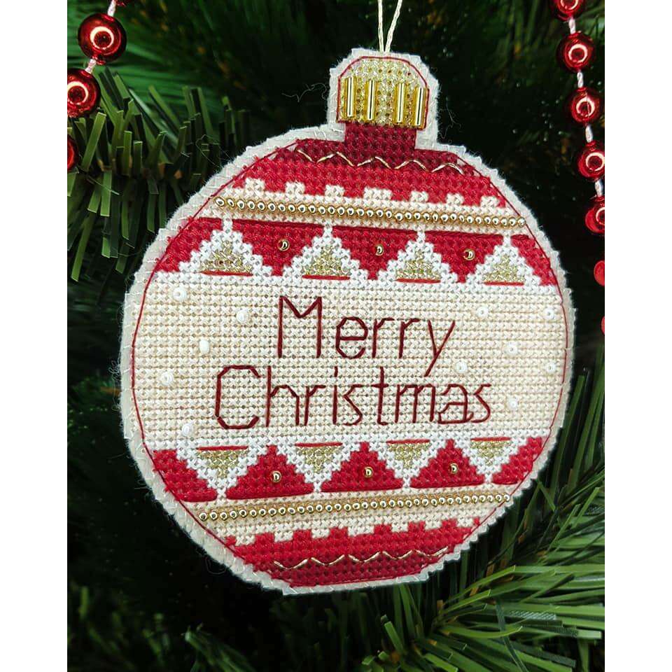 Christmas tree toy. Plastic Canvas Cross-stitch kit T-08C