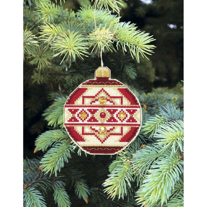 Christmas tree toy. Plastic Canvas Cross-stitch kit T-09C