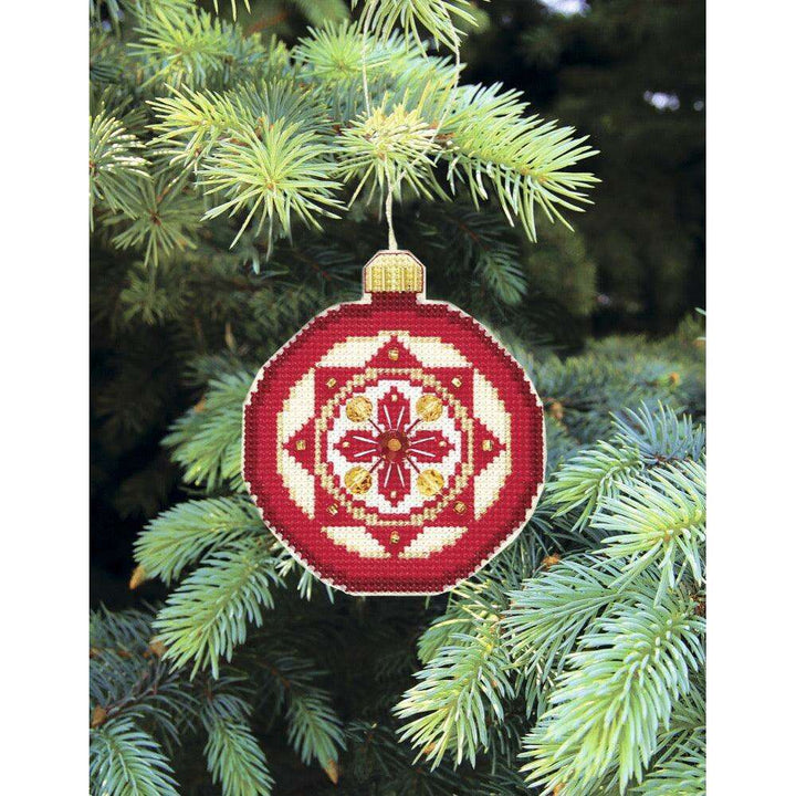 Christmas tree toy. Plastic Canvas Cross-stitch kit T-11C