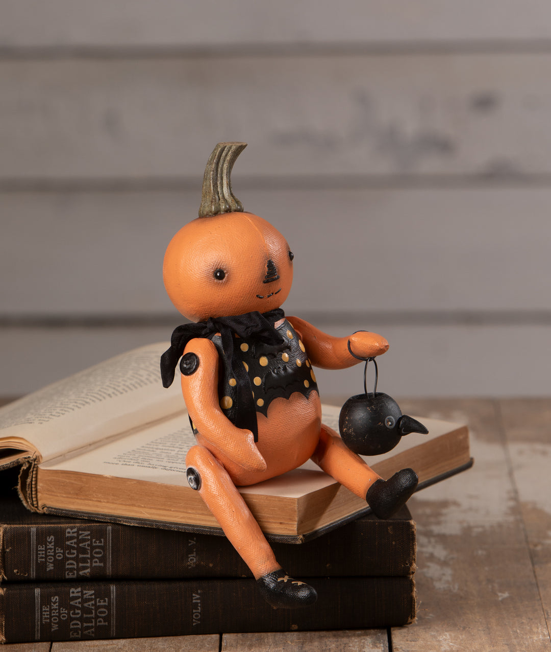 Gourdon Pumpkin Sitter by Bethany Lowe Designs, image 3