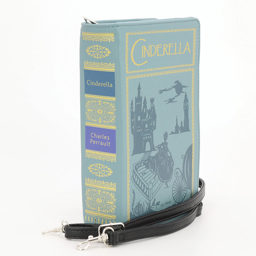 Cinderella Book Clutch Bag In Vinyl by Book Bags