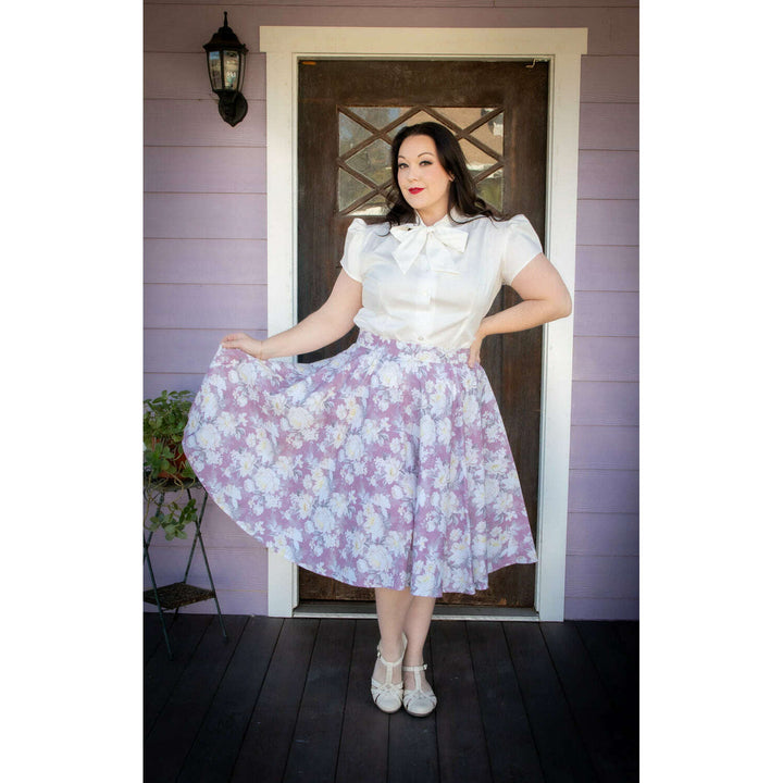 Circle Skirt - Huntington Gardens, Mauve *sale