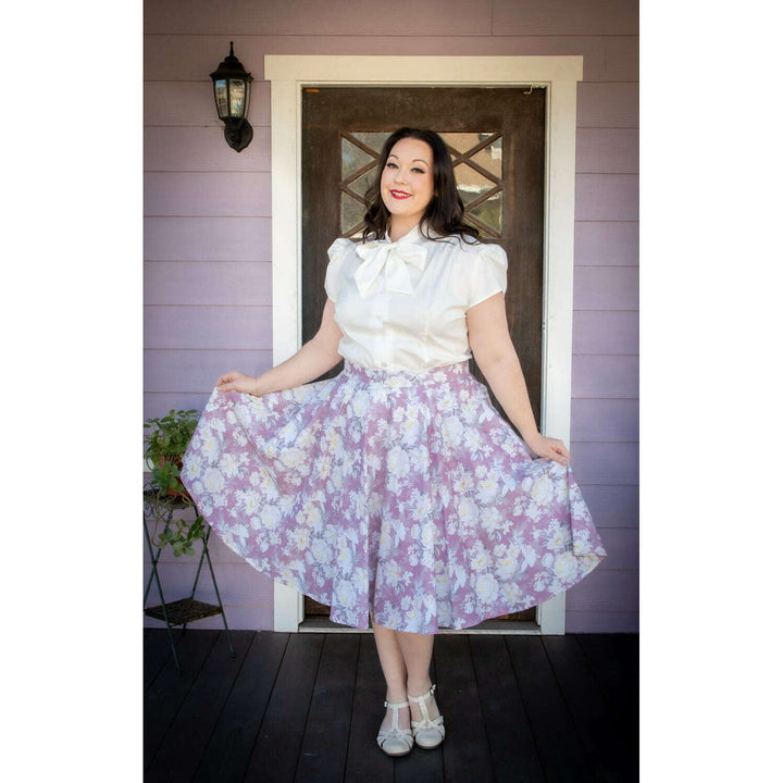 Circle Skirt - Huntington Gardens, Mauve *sale