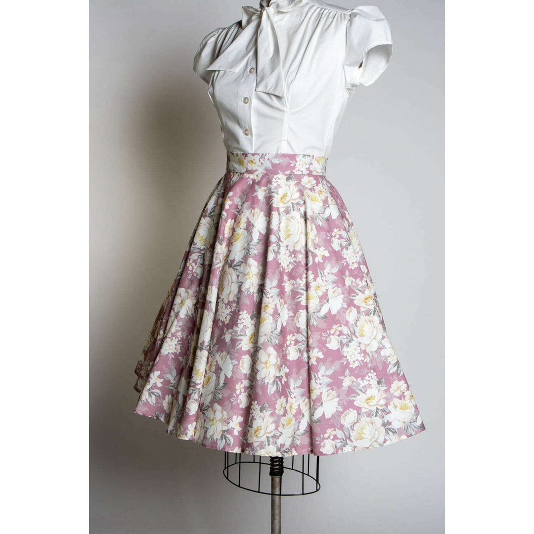 Circle Skirt - Huntington Gardens, Mauve *sale