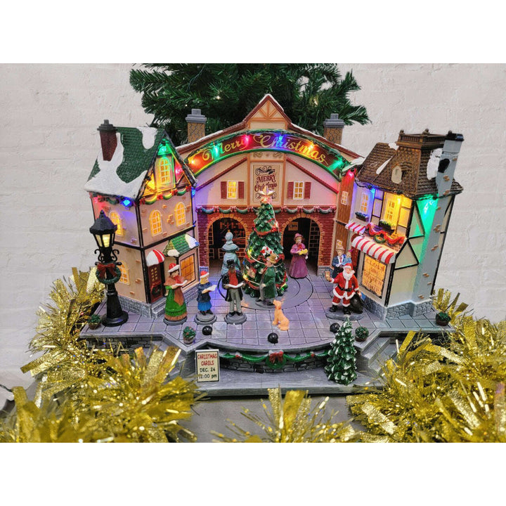 City Centre Tree - Christmas Carols. Christmas Village F07M4-23-216