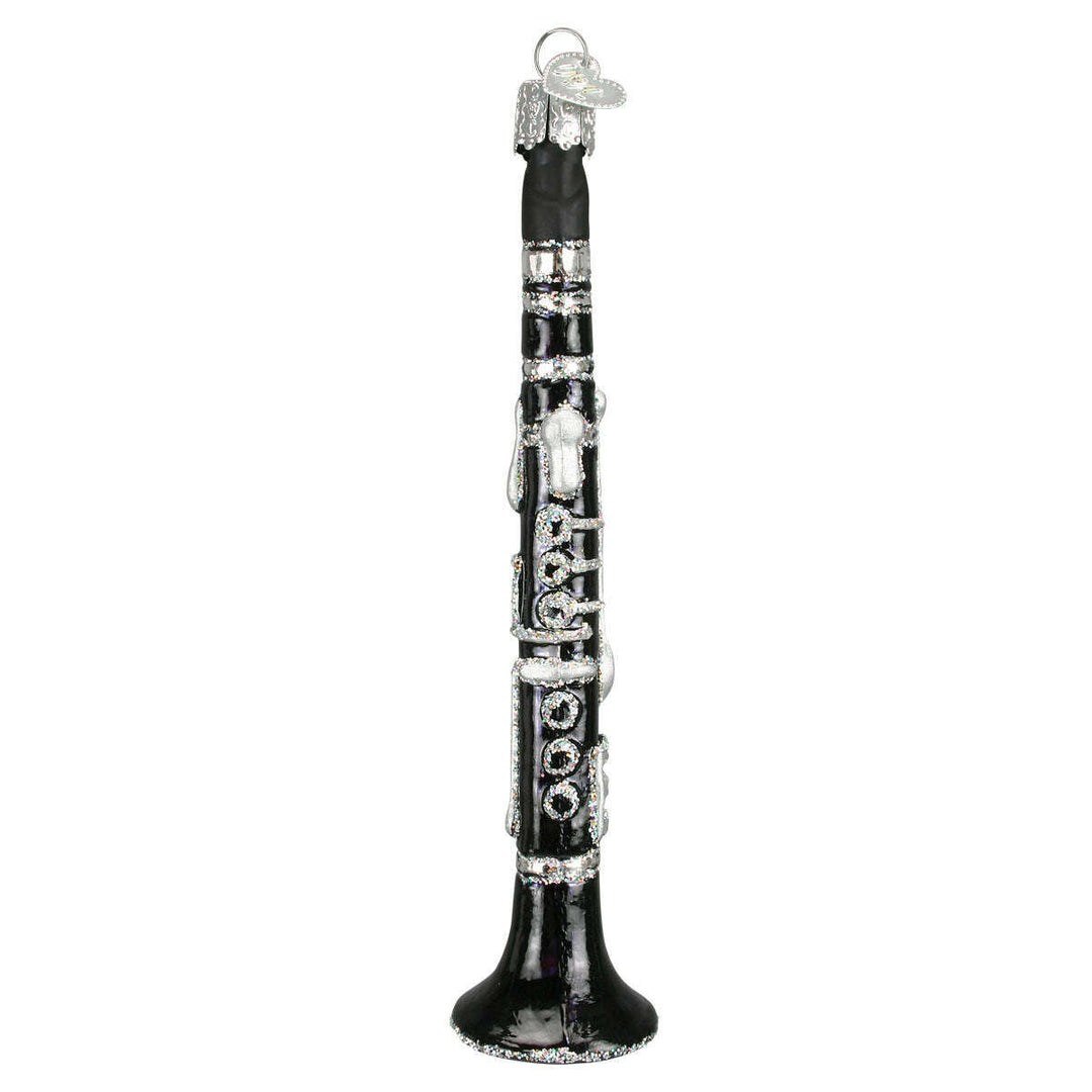 Old World Christmas Clarinet Blown Glass Ornament