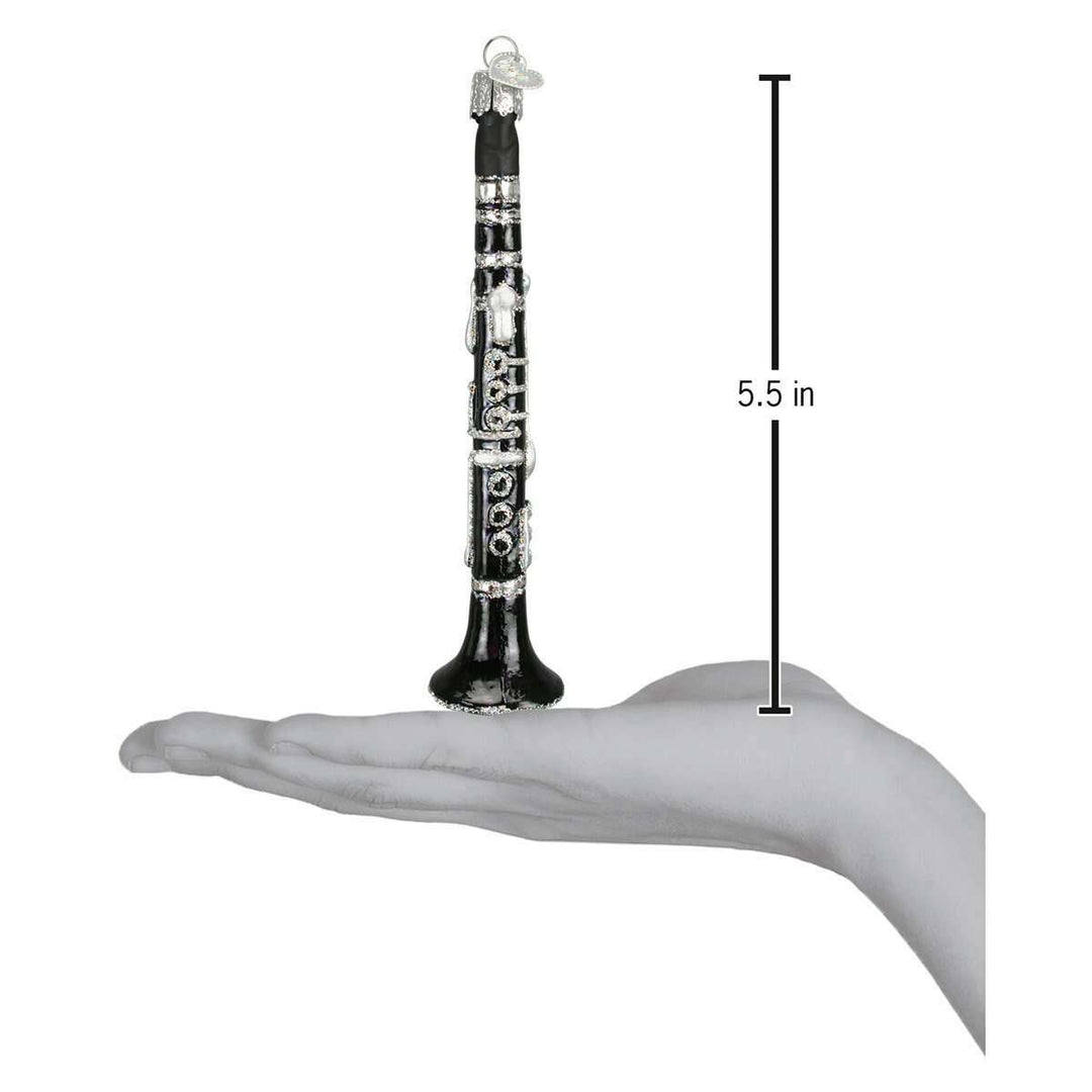 Old World Christmas Clarinet Blown Glass Ornament