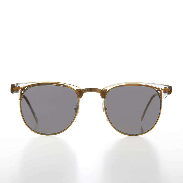 Classic Half Frame Vintage Sunglasses - Nowels