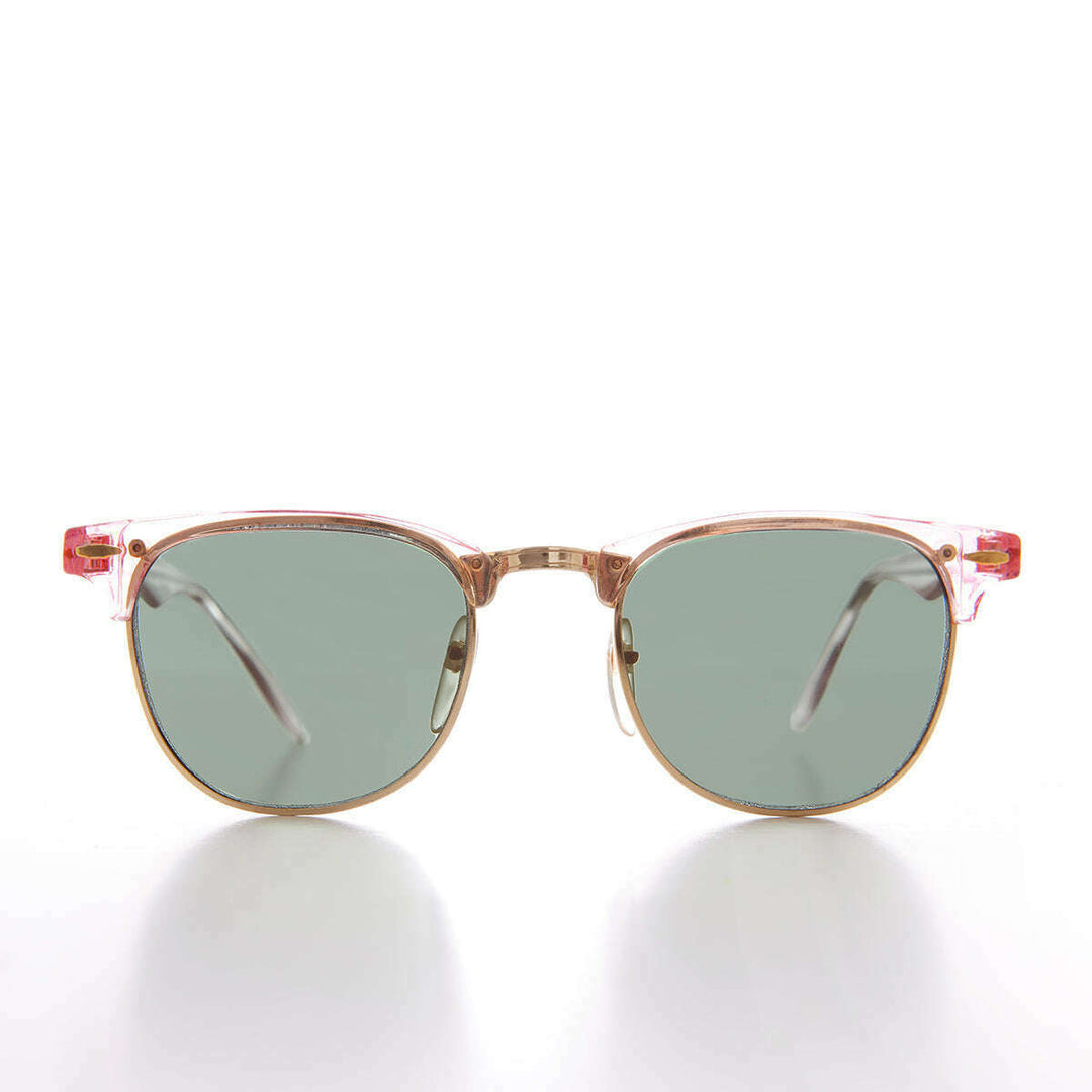 Classic Half Frame Vintage Sunglasses - Nowels