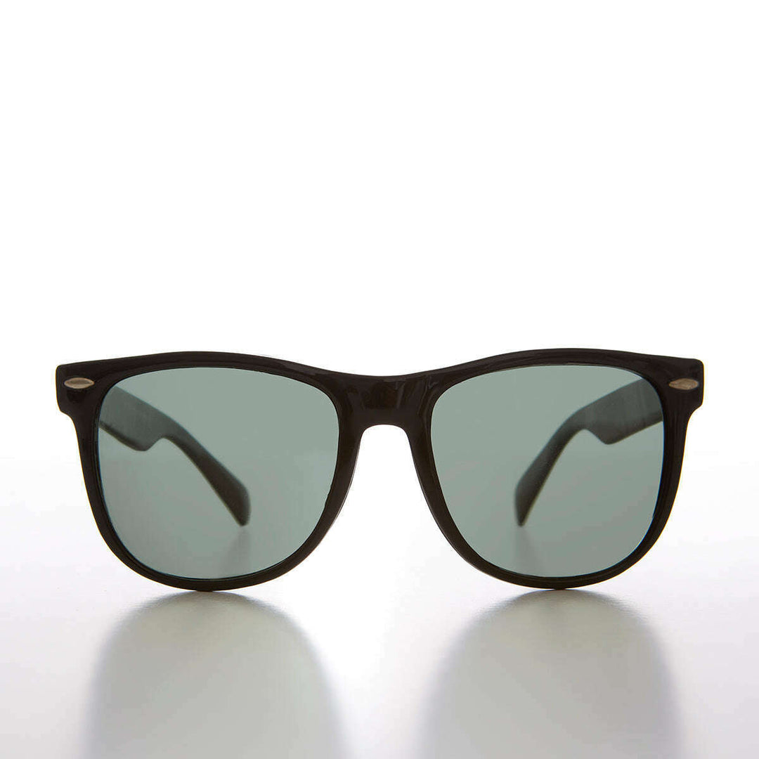 Classic Square Black Vintage Sunglasses - Draper
